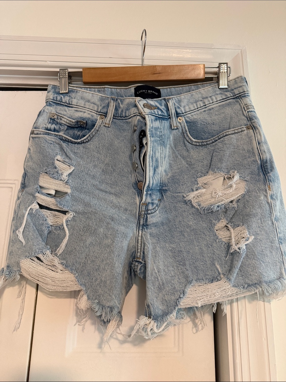Lucky Brand Distressed Jean Shorts